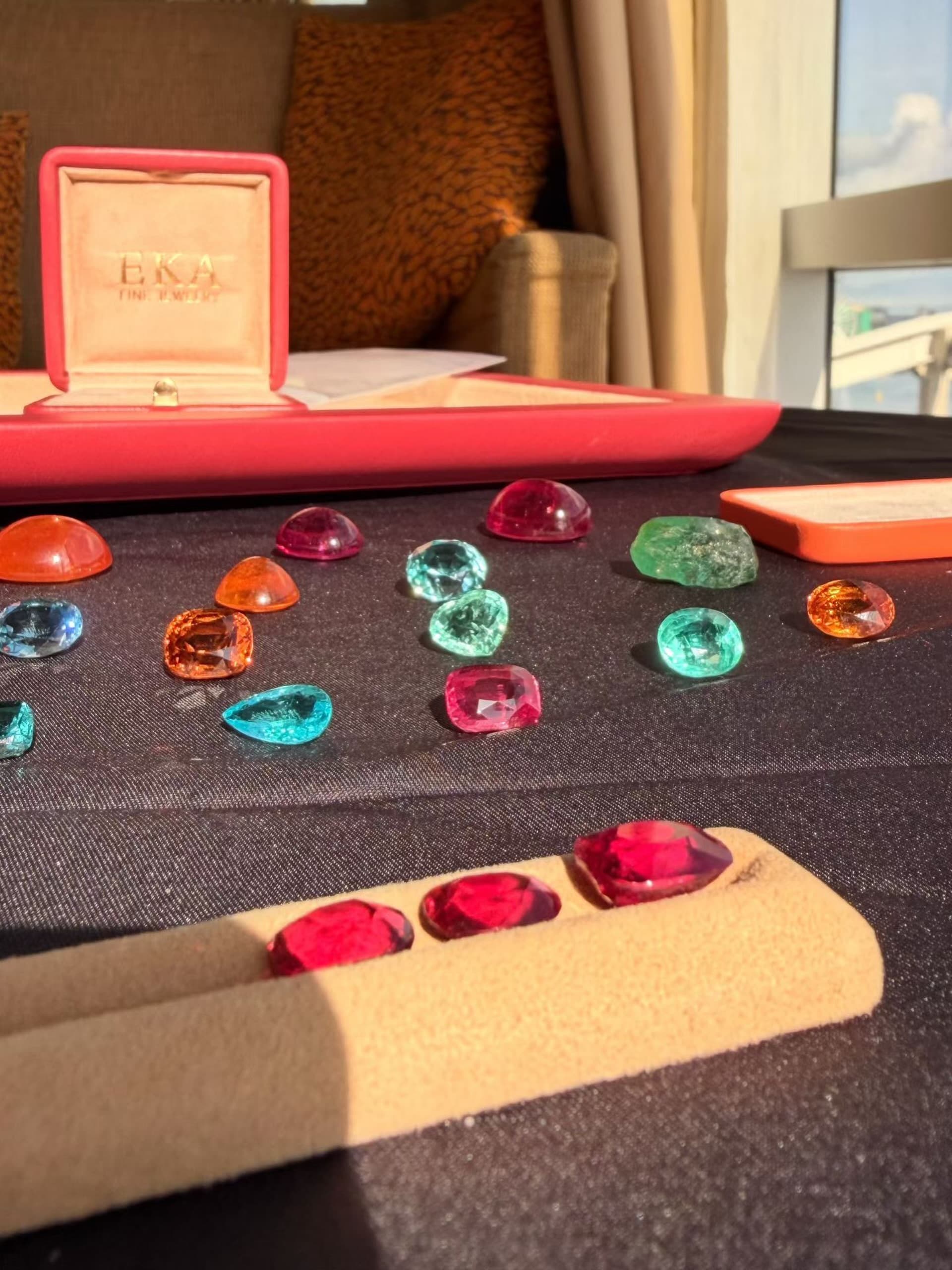 Mixed gemstones