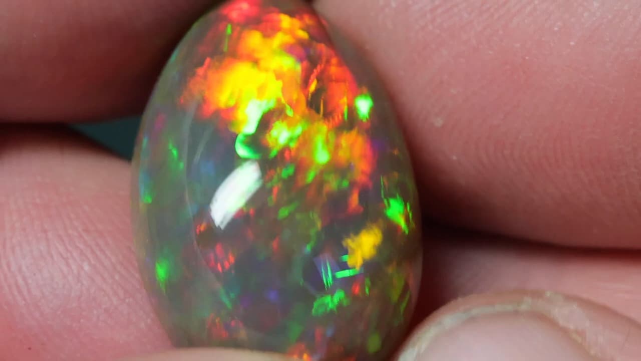 Black Crystal Opal 23.29 ct