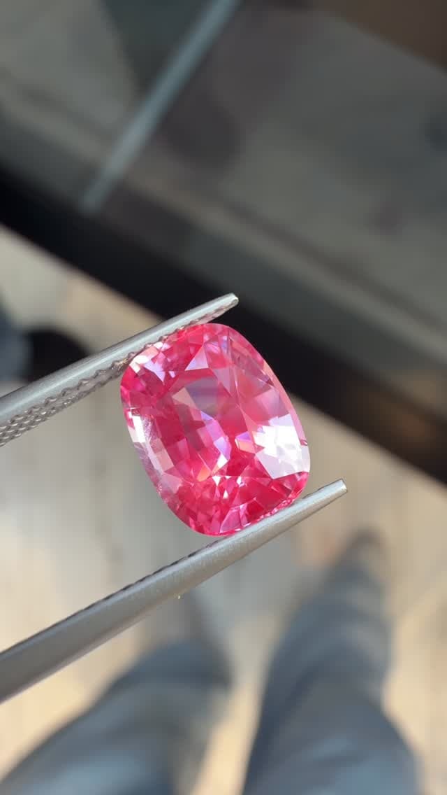 pink sapphire 3.66 ct