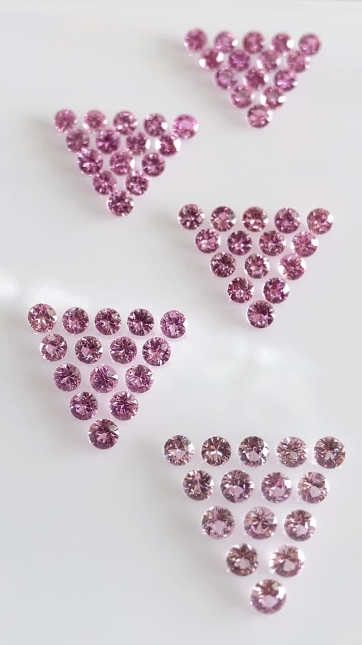 pink sapphire 0.00 ct
