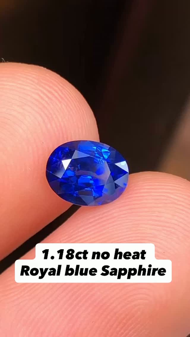 Royal blue 1.18 ct