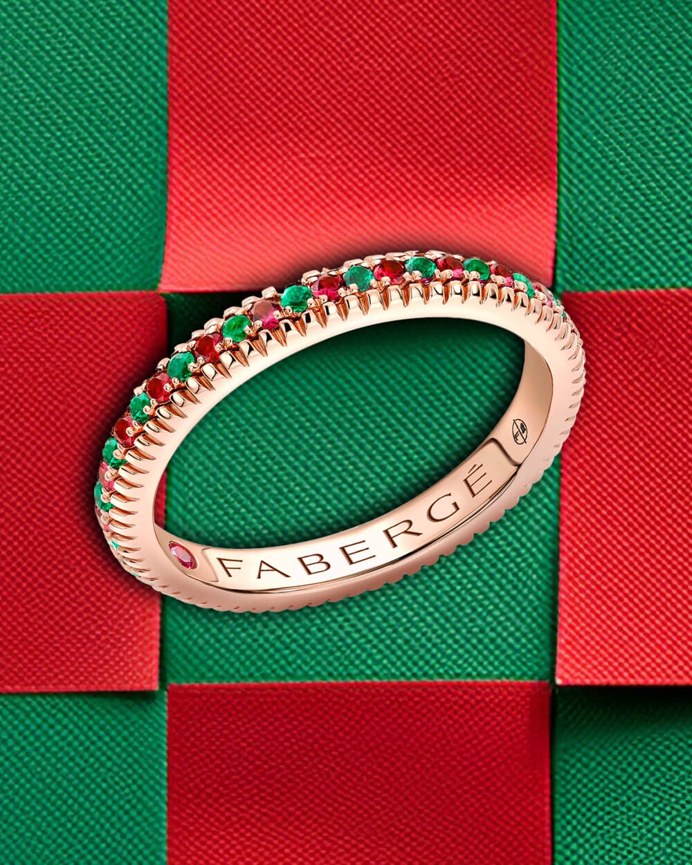 Fabergé Colours of Love Fluted Eternity Ring