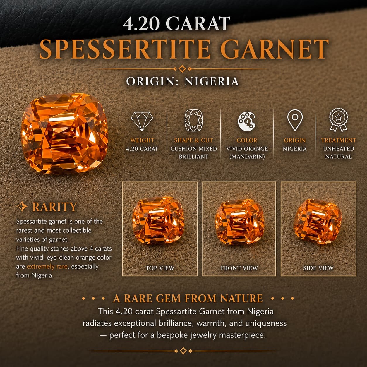 Spessartite 4.20 ct