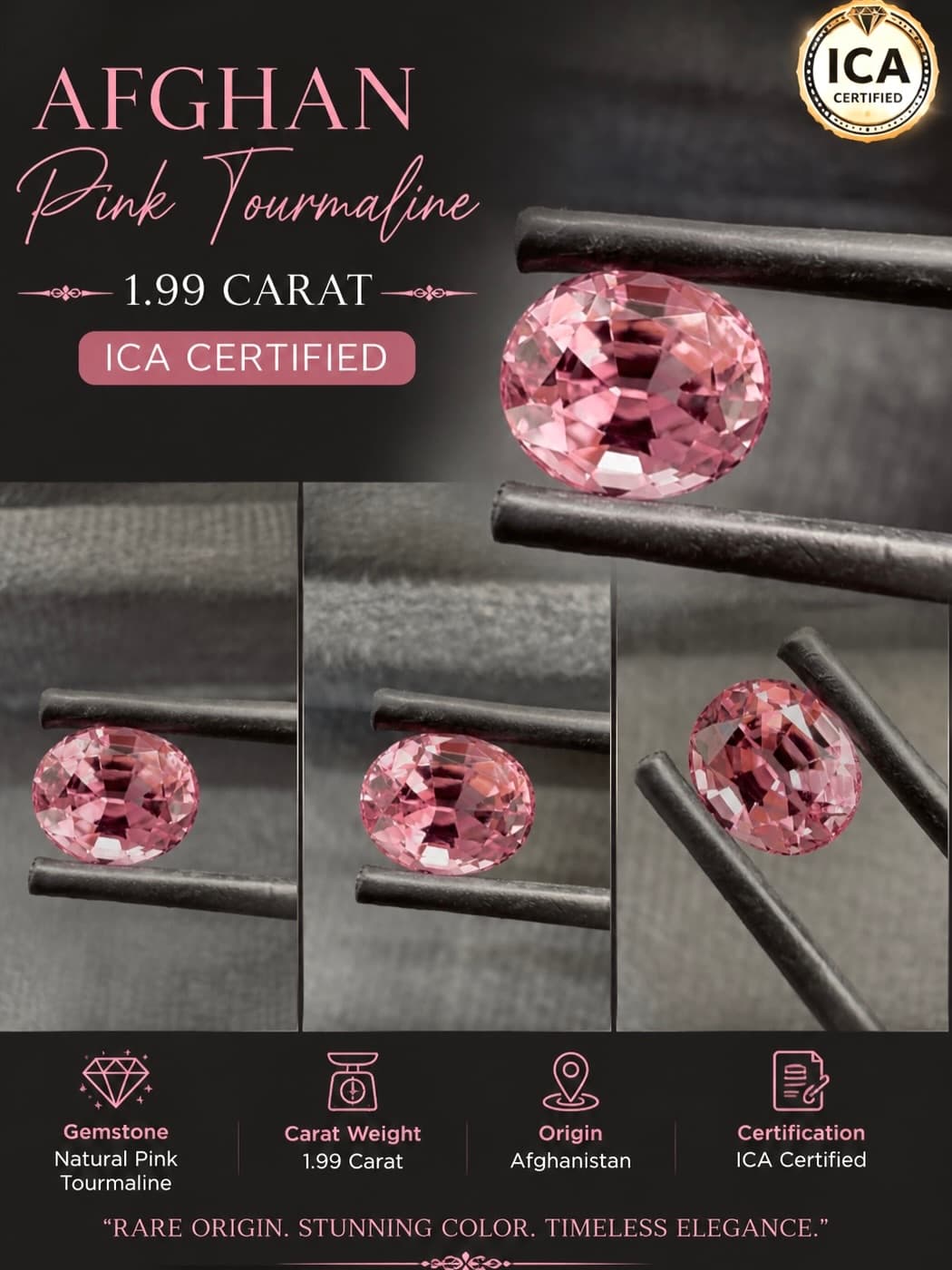 Pink Tourmaline 1.99 ct