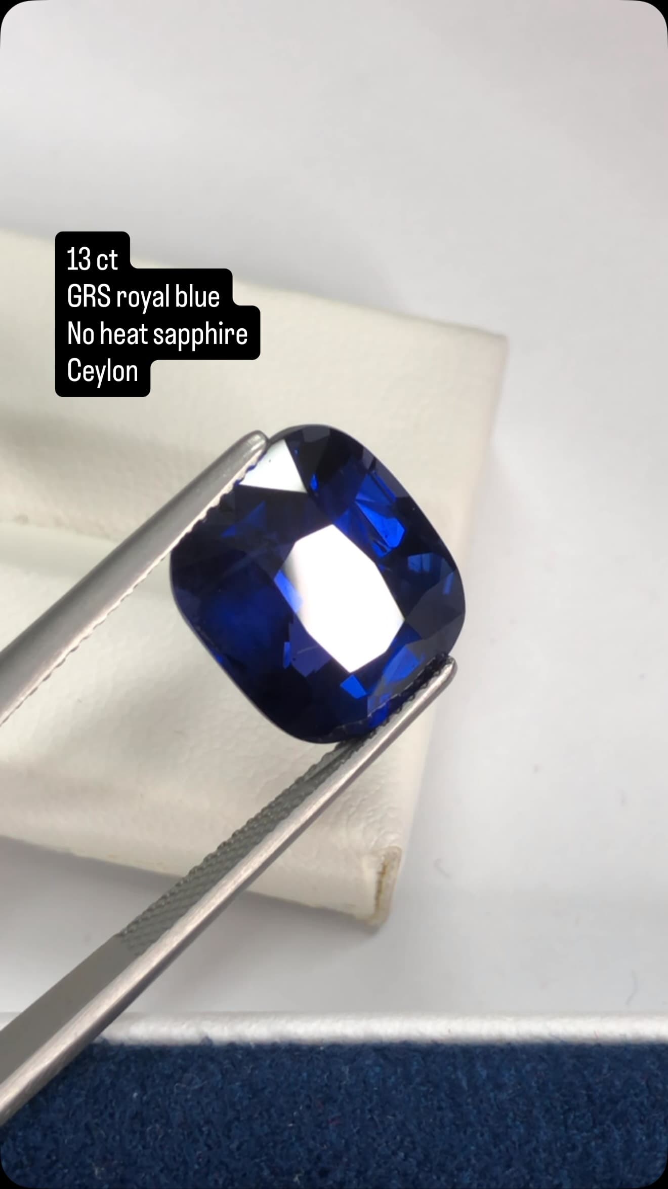 Royal Blue 13.00 ct