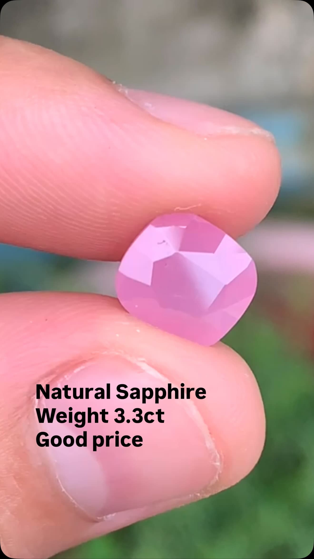 Sapphire 3.30 ct