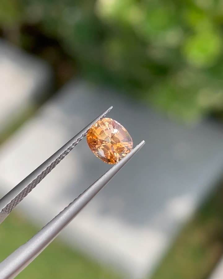 Orange Sapphire 1.18 ct